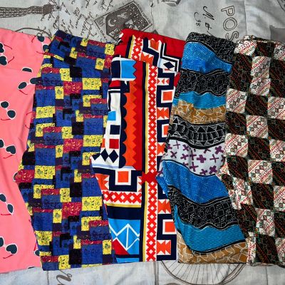 LuLaRoe Tall & Curvy Leggings Bundle Of 5 NWOT