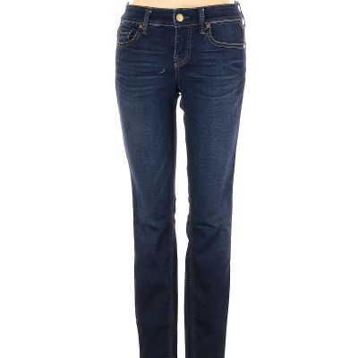 Level 99 Women Blue Jeggings 25 W Petites