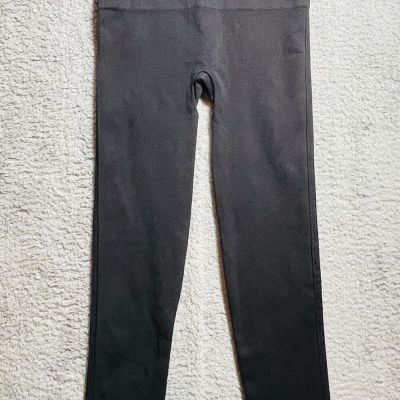 Spanx Black Leggings Pants High Waist Size Large Yoga Workout Activewear