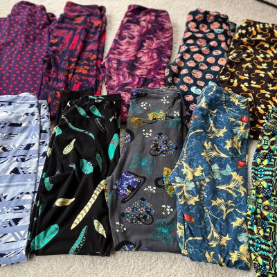 Lot of 10 - Lulareo Leggings OS