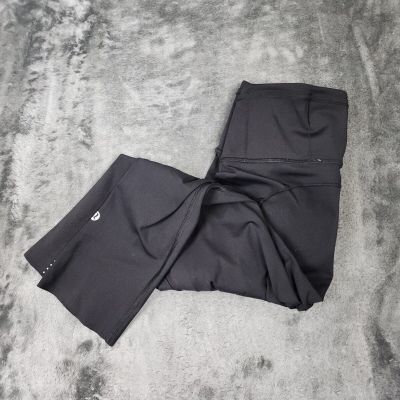 Lululemon Black Low Waisted Cropped Gym Leggings With Pocket Women's Size 6