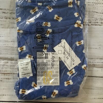 NWT LuLaRoe OS One Size Leggings - Bumble Bee Print