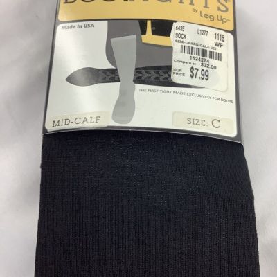 Boot Tights Mid Calf Size C Black JEG240818/MB2