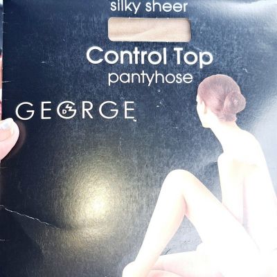 Ladies Control Top Pantyhose By George Nude Plus Size