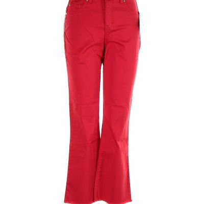 NWT IMAN Women Red Jeggings 6 Tall