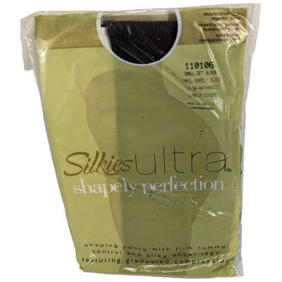 Silkies Pantyhose Off Black Ultra Shapely Perfection Tummy Control 110106 Small