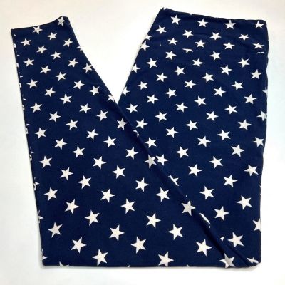 NEW LuLaRoe TC2 Leggings BLUE Star USA Military Nautical Astronomy SPACE Law