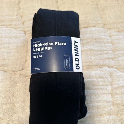 NWT Womens Old Navy High-Rise Flare Leggings XL X-Large