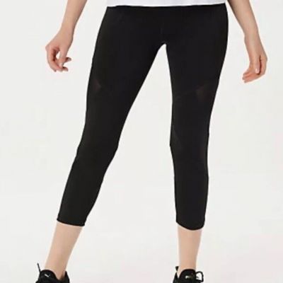 Tracy Anderson for G.I.L.I. Regular Printed Crop Leggings Noir Black Small A3549