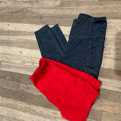 Bundle of activewear leggings and shorts size small