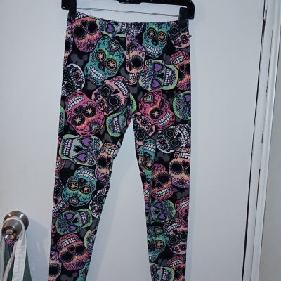 skull leggings for women