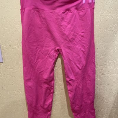 Pink Victoria Secret Leggings Xxl Stretchy 2x Yoga