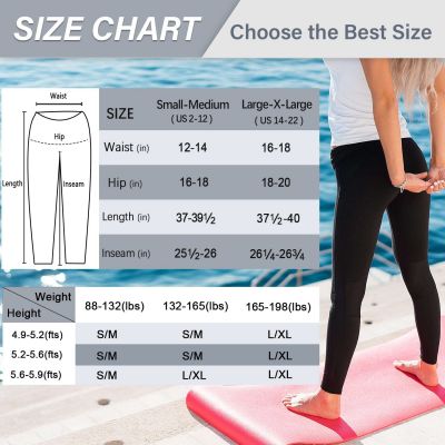 Soft Leggings for Women - High Waisted Tummy Control No See through Workout Yoga