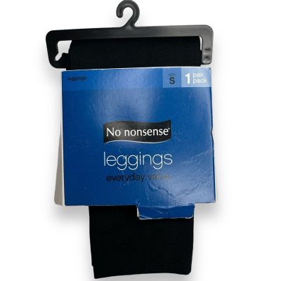 No Nonsense Black Everyday Value Leggings Women’s Size S NEW