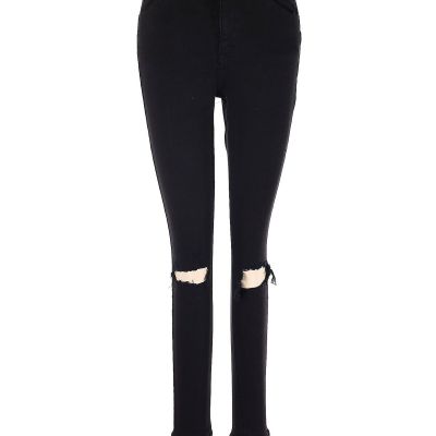 Topshop Women Black Jeggings 28W