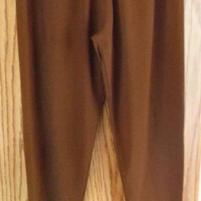 BROWN  Stretch Leggings Workout Yoga Pant Fitness - XS, Small