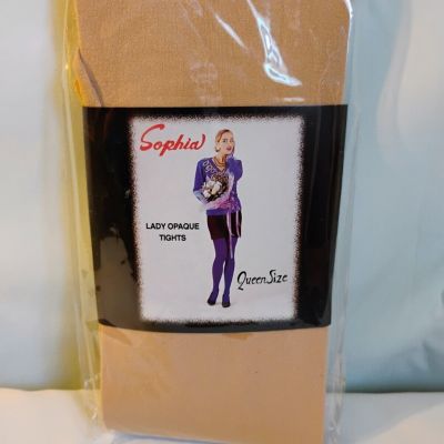 Sophia Lady Opaque Tights P3201 Queen Size Tan