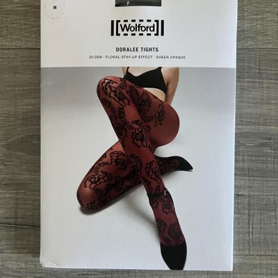 Wolford Doralee Tights NEW Size M