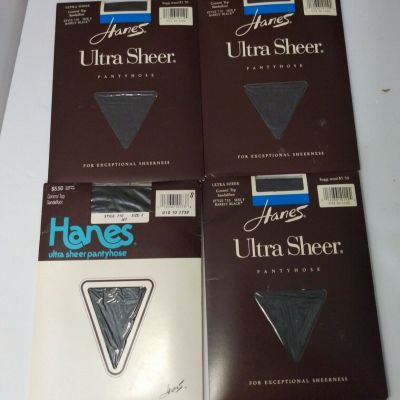 Vintage Hanes Ultra Sheer Pantyhose Size F Style 710 