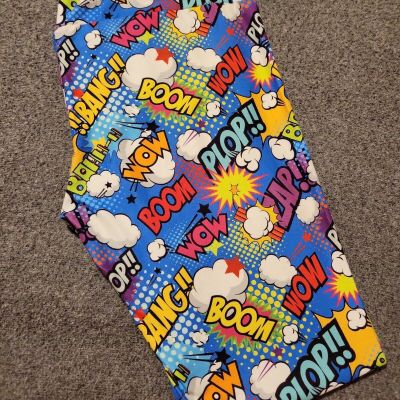 CHARLIES PROJECT OS One Size Leggings Hero Fight Cartoon