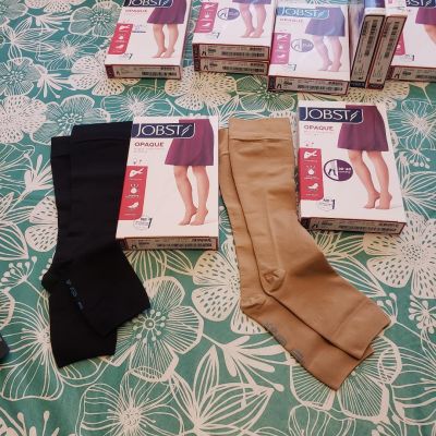 Jobst Opaque Soft Fit OT 20-30 30-40 Compression Knee Stockings Size Color