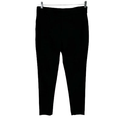 Chicos Women's Pants Tailored Ponte Ankle Leggings Size 12 Black Pullon Stretch