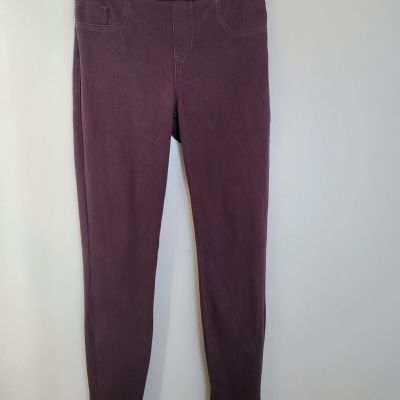 Spanx Plum High Rise Demin Stretch Ankle Womens XL Leggings