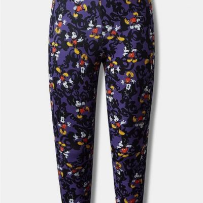 Torrid Disney Mickey Halloween Crop Joggers NWT New 4X