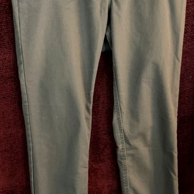 Hue Ladies Gray Leggings W/Pocket Size Large-Wonderful Condition