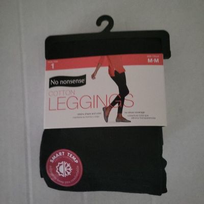 No Nonsense Cotton Leggings. Sz.Med. Tall. 1 Pr. Bl. NWT