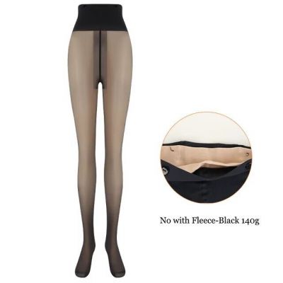 Women Thermal Tights Pantyhose Fleece Lined Soft Fake Translucent Stockings Warm