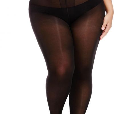 HONENNA Ultra Durable 40D T-Crotch Tights for Women, Semi Sheer High Waist Panty