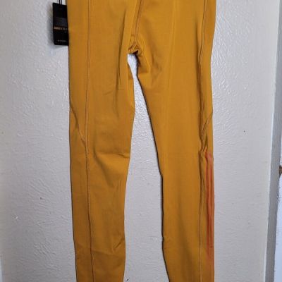 Savage x fenty leggings Size Small  Yellow Mustard Womens Highrise Gym Workout