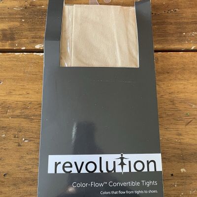 New Revolution Color Flow Convertible Tights Nude Tan Size Small SA