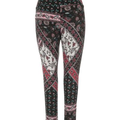 Terra & Sky Women Red Leggings 1X Plus