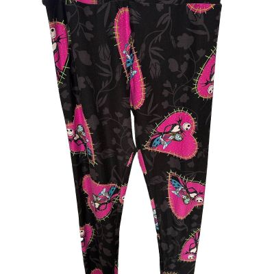 LULAROE NIGHTMARE BEFORE CHRISTMAS LEGGINGS One Size TC - Pre-Owned