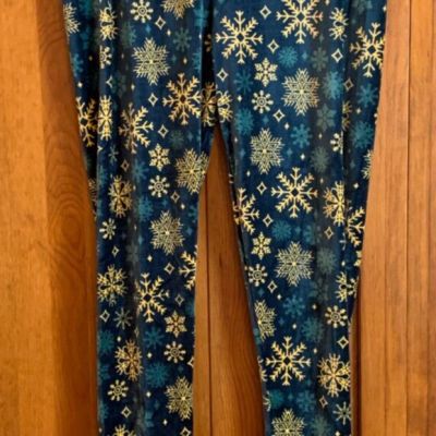 Women's NEW Serra Ultra Plush Holiday Leggings - XL (16-18)