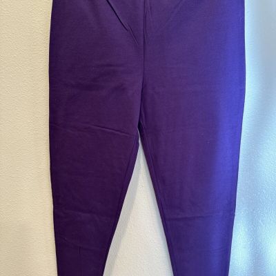 Amadora Leggings Women’s size PL Petite Large Eggplant New