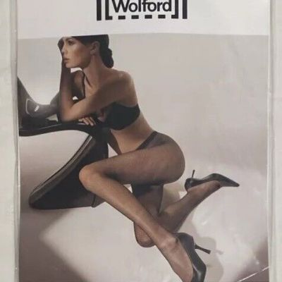 Wolford Twenties Tights Black Medium Fine Fishnet Texture