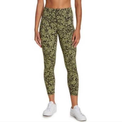 Sweaty Betty Power Leggings Womens Size XXS Green Floral Activewear Workout