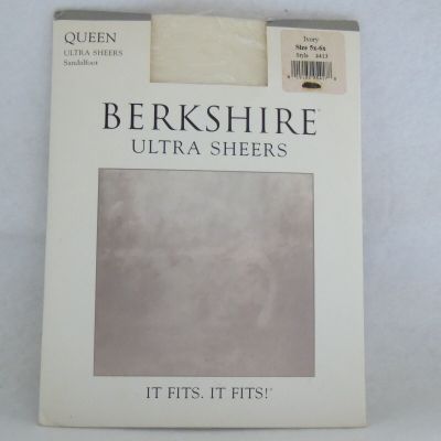 Berkshire Women's Queen Ultra Sheers Pantyhose - Ivory - Size 5x-6x