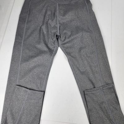 New Look Sport Womens Gray Leggings Size L/XL Polyester & Spandex