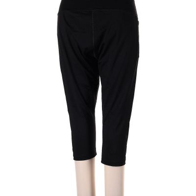 Lands' End Women Black Leggings 2X Plus