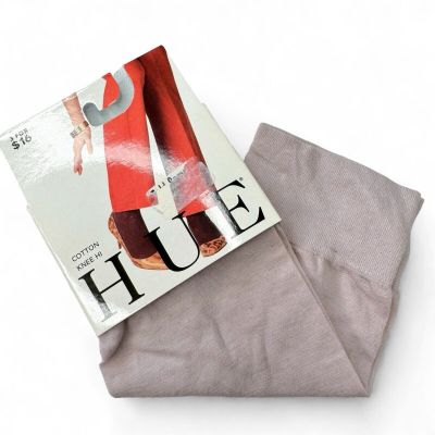 HUE Womens Cotton Knee High Sachet Pink One Size 1 Pair NEW