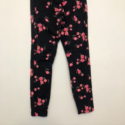 PINK VS VICTORIA'S SECRET Ultimate Leggings Black Pink Floral High Waisted Small