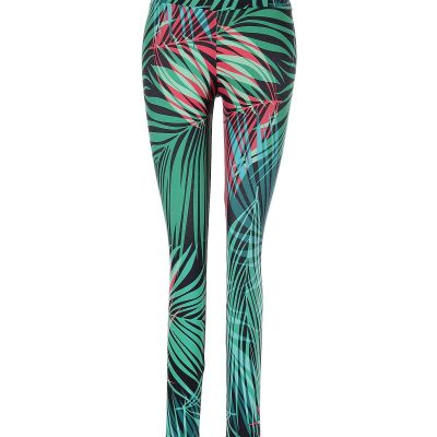 Liquido Women Green Leggings M