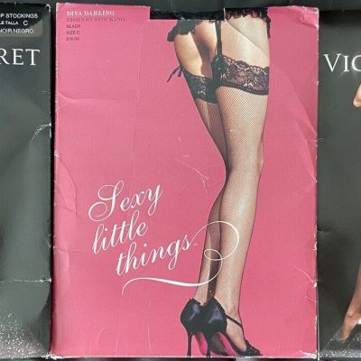 Victoria's Secret Stockings Size C - Lot of 3