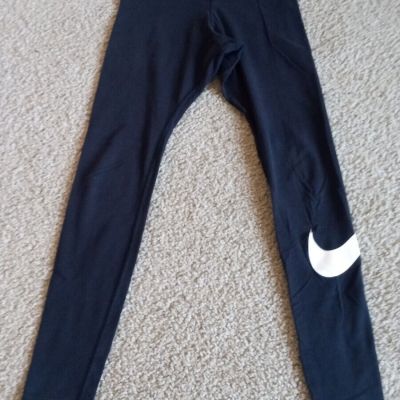 Nike Compression Leggings Womens Small Workout Gym Stretch Lightweight Black