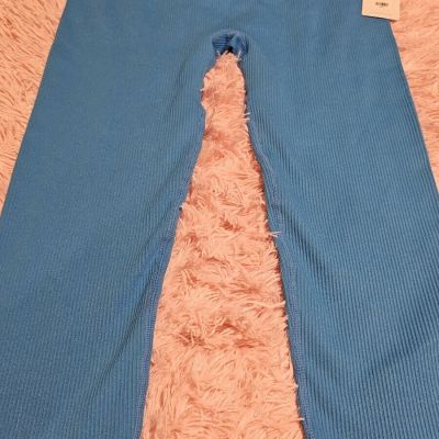 Fashion Nova Sport  Leggings Women's  SIZE XL COLOR BLUE NWT