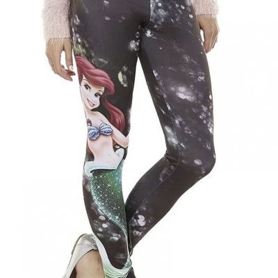 Disney Little Mermaid Ariel Leggings Juniors Medium